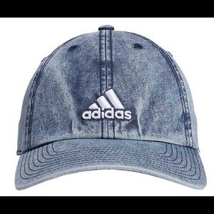 NEW adidas Women's Saturday Plus Cap Denim Logo